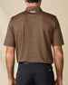 Del Mar Stripe Polo - Tobacco