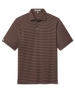Del Mar Stripe Polo - Tobacco