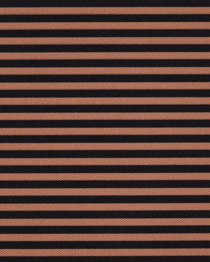 Del Mar Stripe Polo - Tobacco