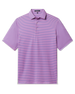 Men’s Del Mar Stripe Polo in punch, front view