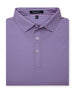 Del Mar Stripe Polo in Pink Floyd/Moonlight, folded front product view