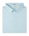 Angler Polo in Sea Green, folded front product view
