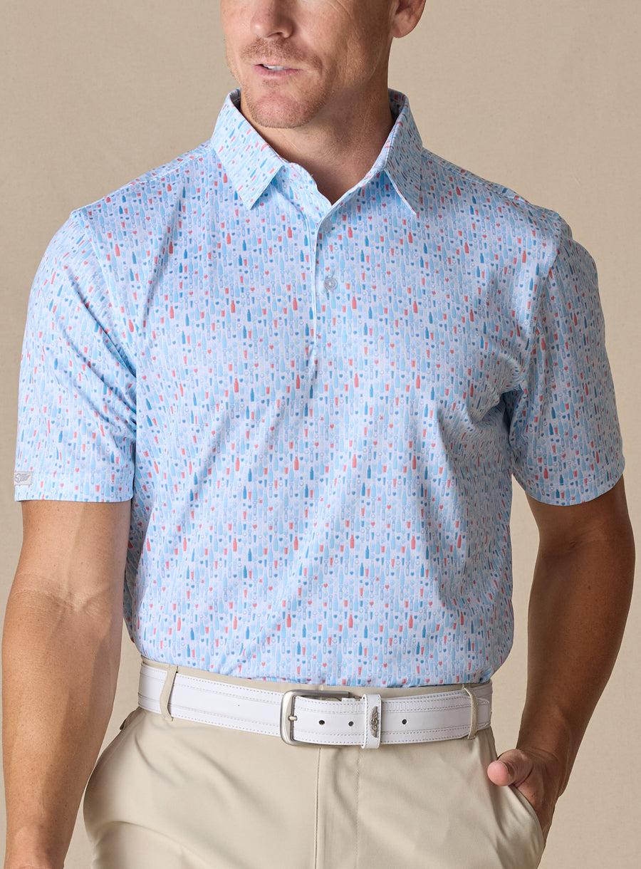 Lucky Lager Polo - Tahoe
