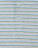 Oceano Stripe Polo in Sea Green, stripe detail close-up view