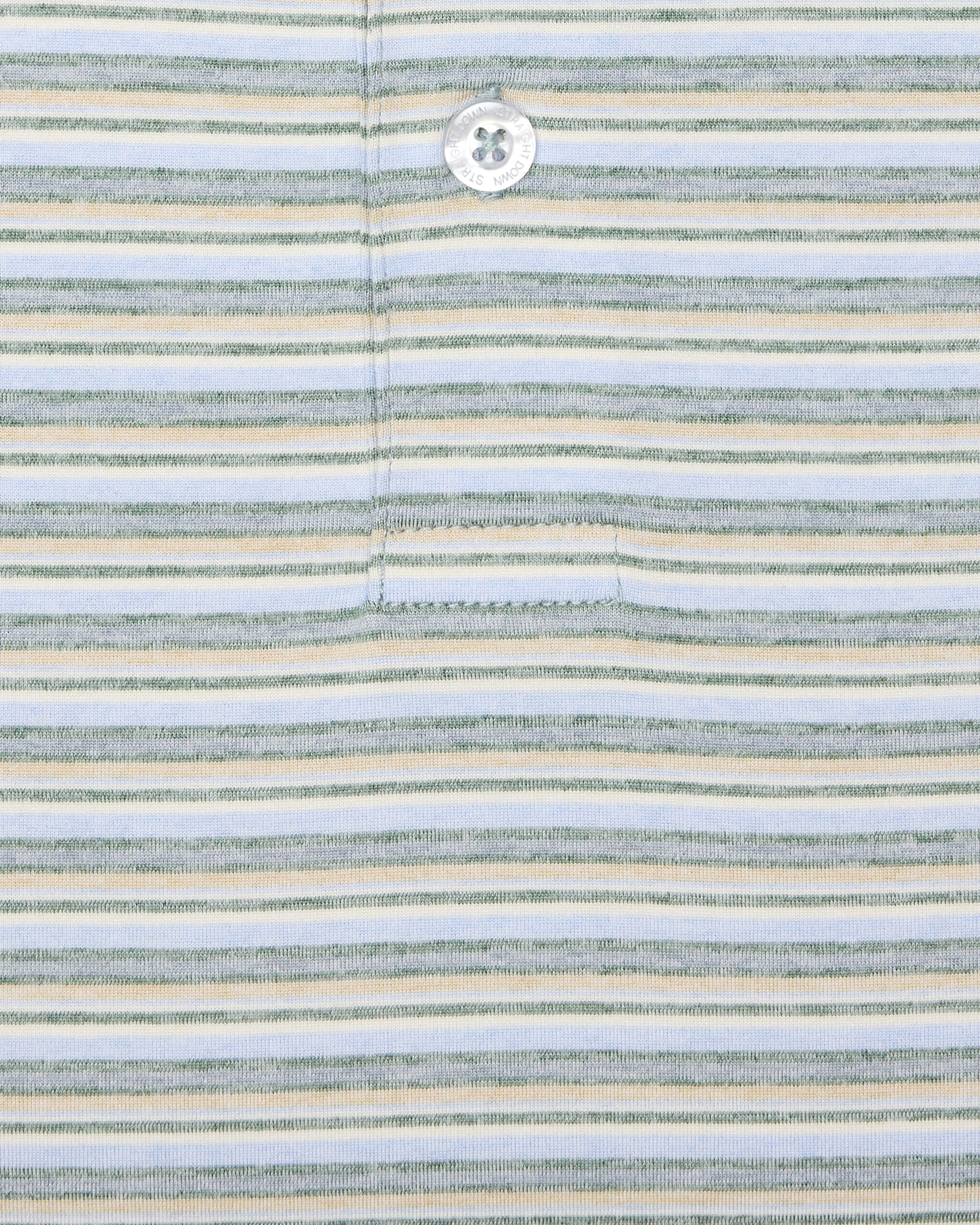 Oceano Stripe Polo - Pine
