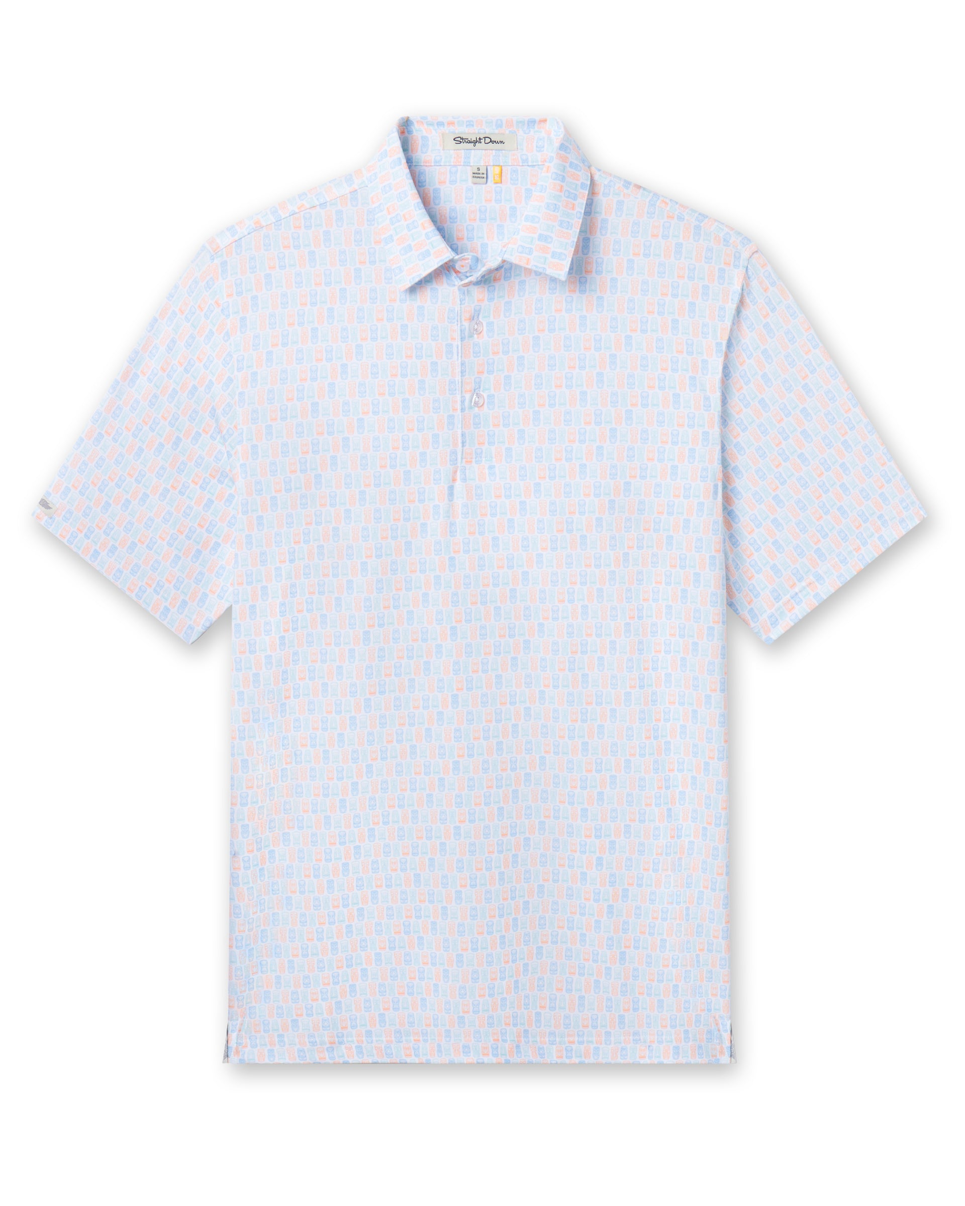Tiki Bar Polo - White
