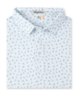 Cup Final Polo in Green Stone, folded front product view