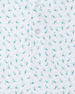 Cup Final Polo in Green Stone, soccer player print detail close-up view