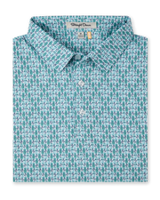 Bagman Polo in Green Stone, folded front product view