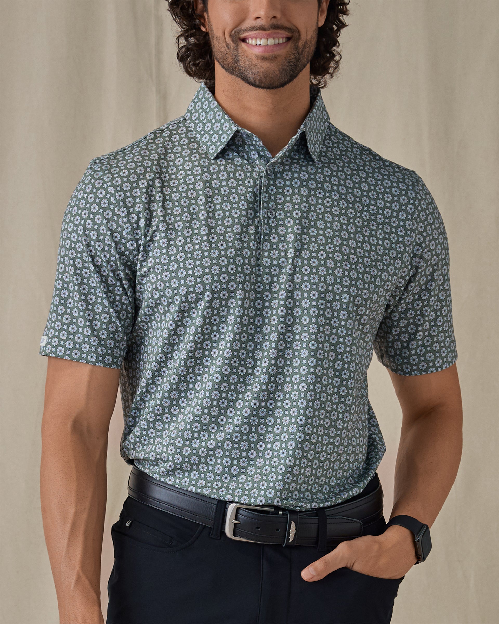 Brooks Polo - Pine

