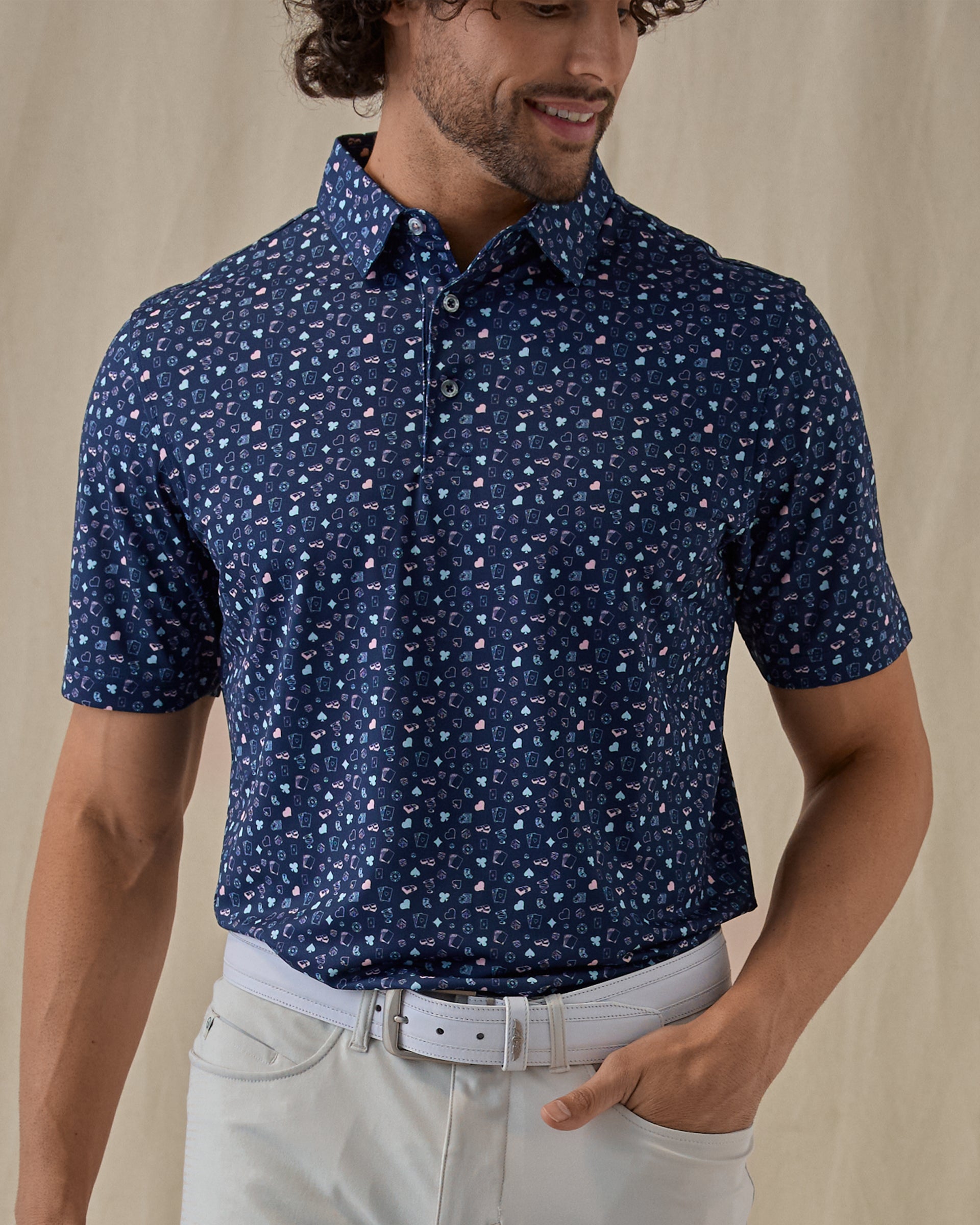 Hold 'Em Polo - New Indigo
