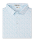 Gambler Polo in Green Stone, folded front product view
