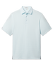 Peninsula Stripe Polo in Sea Spray, front flat lay product view