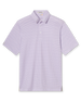 Wilshire Polo in haze, full front view showing allover print and classic polo silhouette