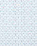 Men's Slam Dunk Polo in Coastal, close-up fabric detail showing the allover basketball hoop and ball print in light blue and pink on white