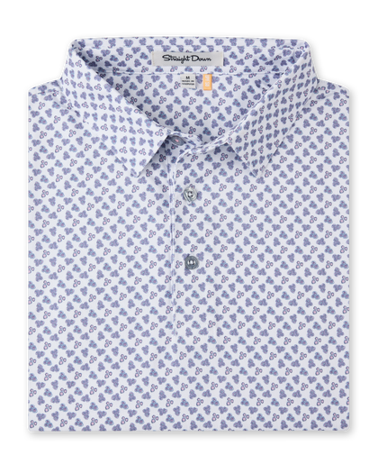 Petal to the Metal Polo in Pink Floyd, folded front product view