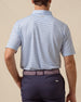 Channel Stripe Polo in Nantucket, back model view