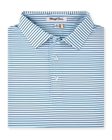 Channel Stripe Polo in Nantucket, folded front product view