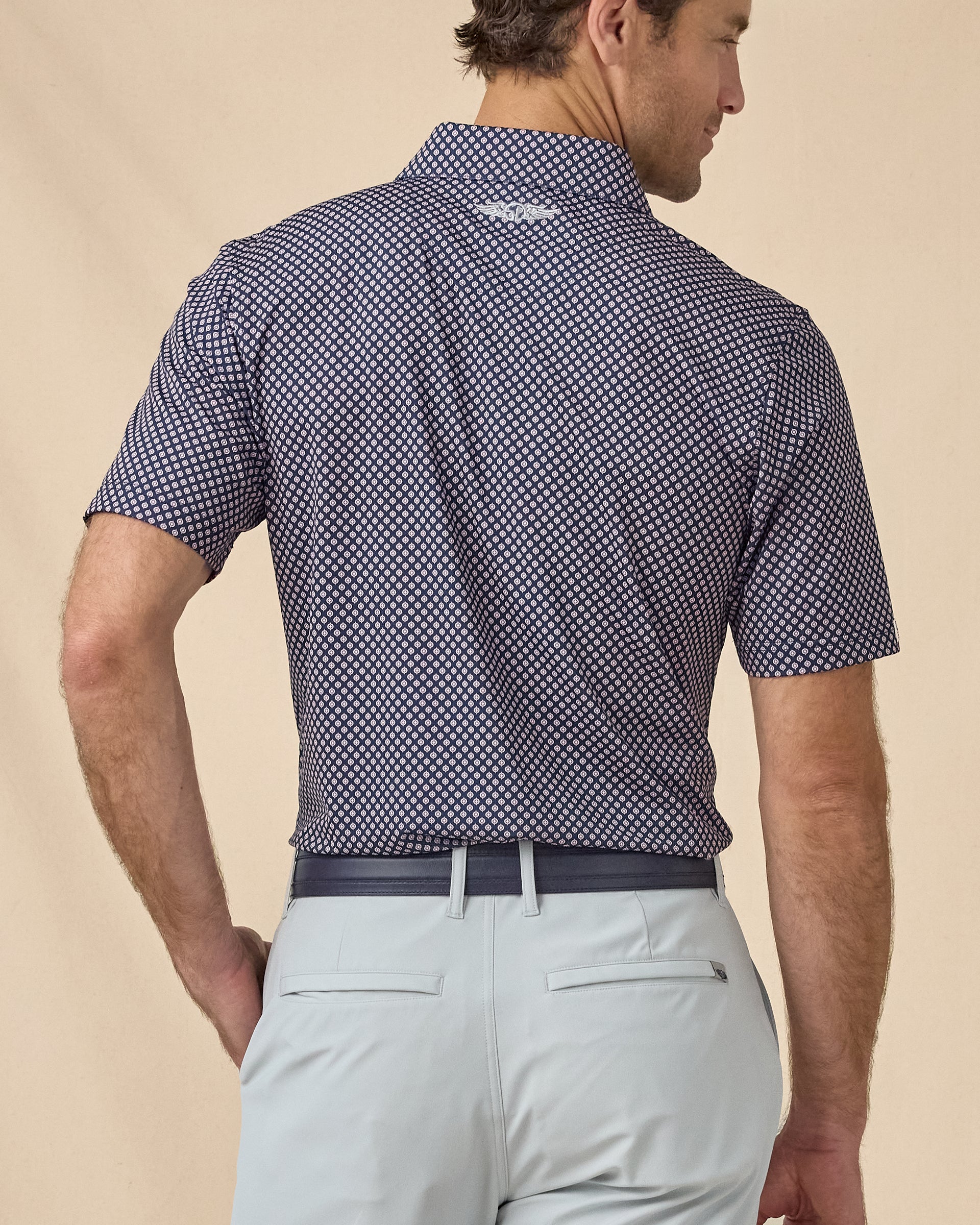 Ironwood Polo in New Indigo, back view