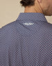 Ironwood Polo in New Indigo, back logo detail close-up