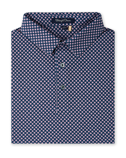 Ironwood Polo in New Indigo, folded front product view
