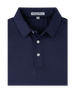 Oxford Polo in New Indigo, folded front product view