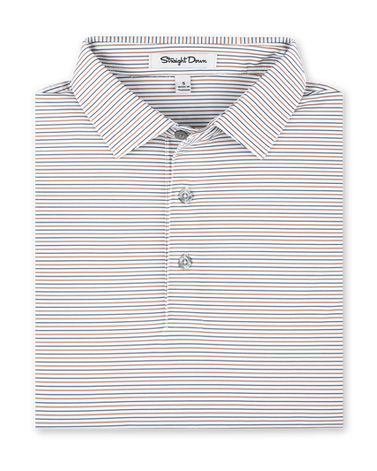 Mariner Stripe Polo - Coconut