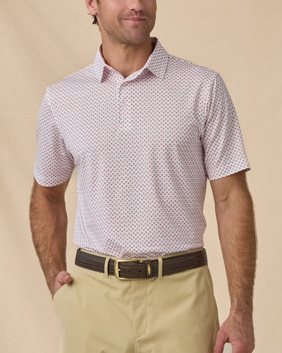 Men’s Old Glory Polo in Shine, front model view