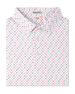 Casino Polo in Flag Red, folded front product view