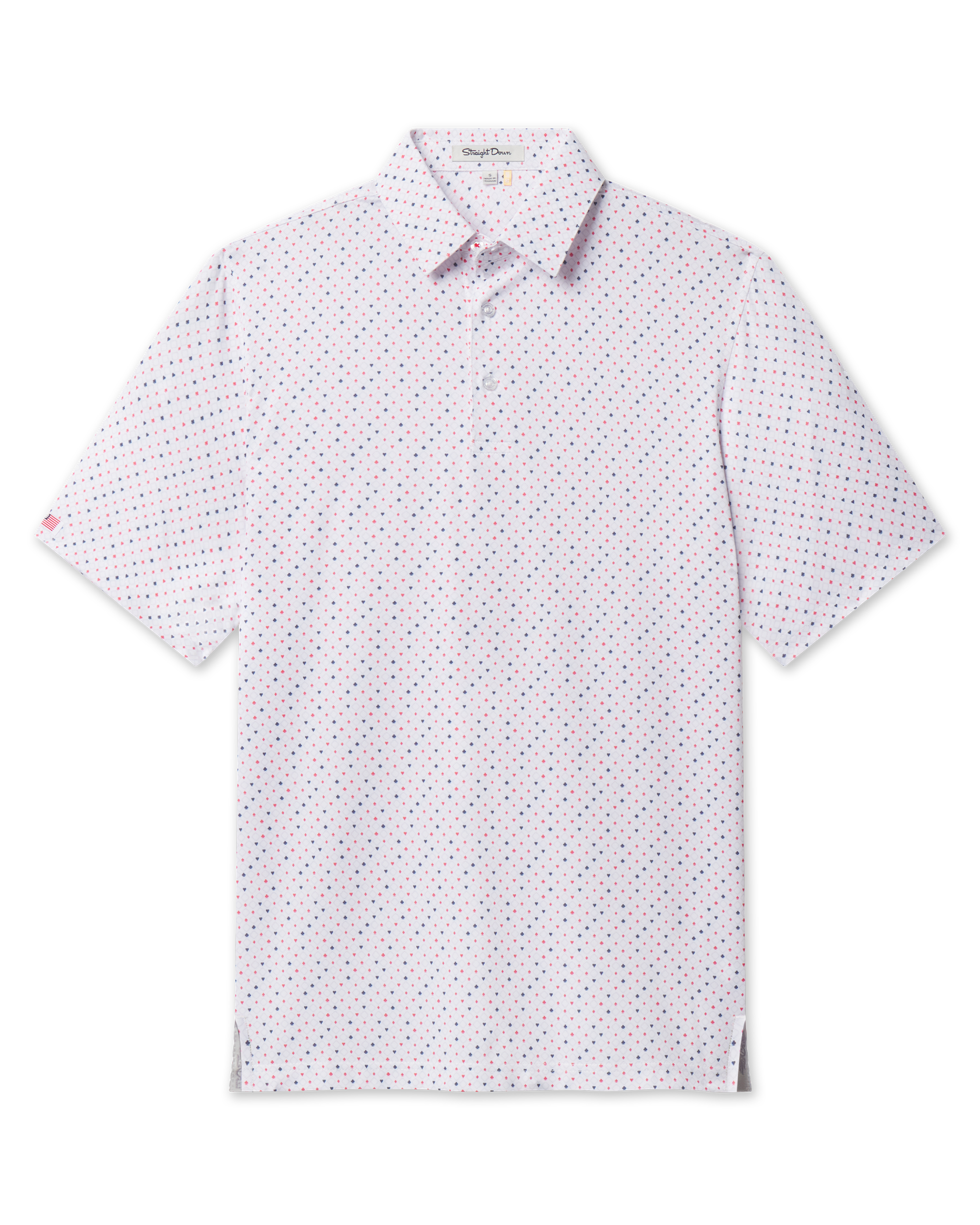 Casino Polo in Flag Red, front product view