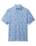 Aloha 250 Polo in Cobalt blue, front flat lay product view