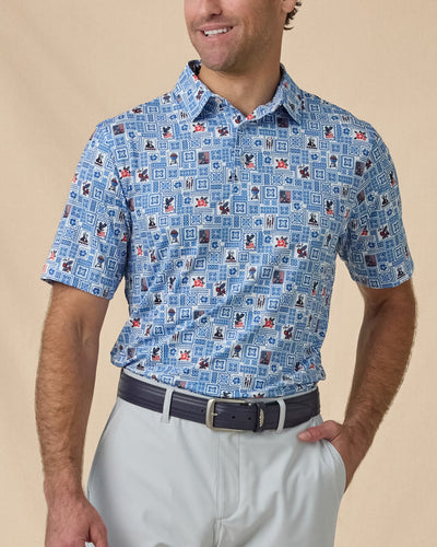 Men’s Aloha 250 Polo in Cobalt Blue, front model view