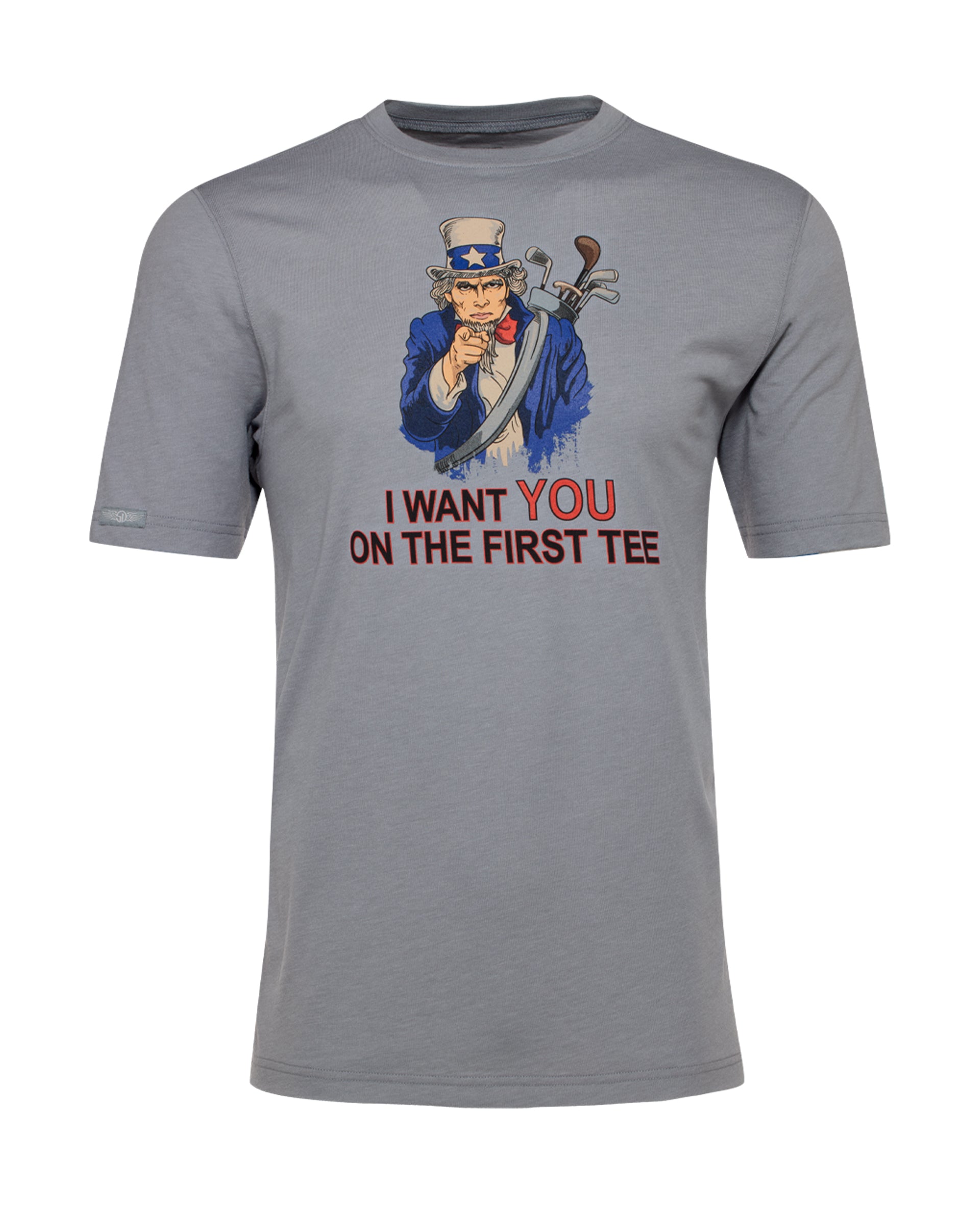 Uncle Sam Graphic Tee - Grey
