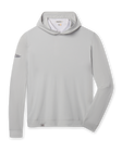 Hermosa Hoodie in Silver, front flat lay view