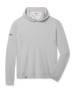 Hermosa Hoodie in Silver, front flat lay view