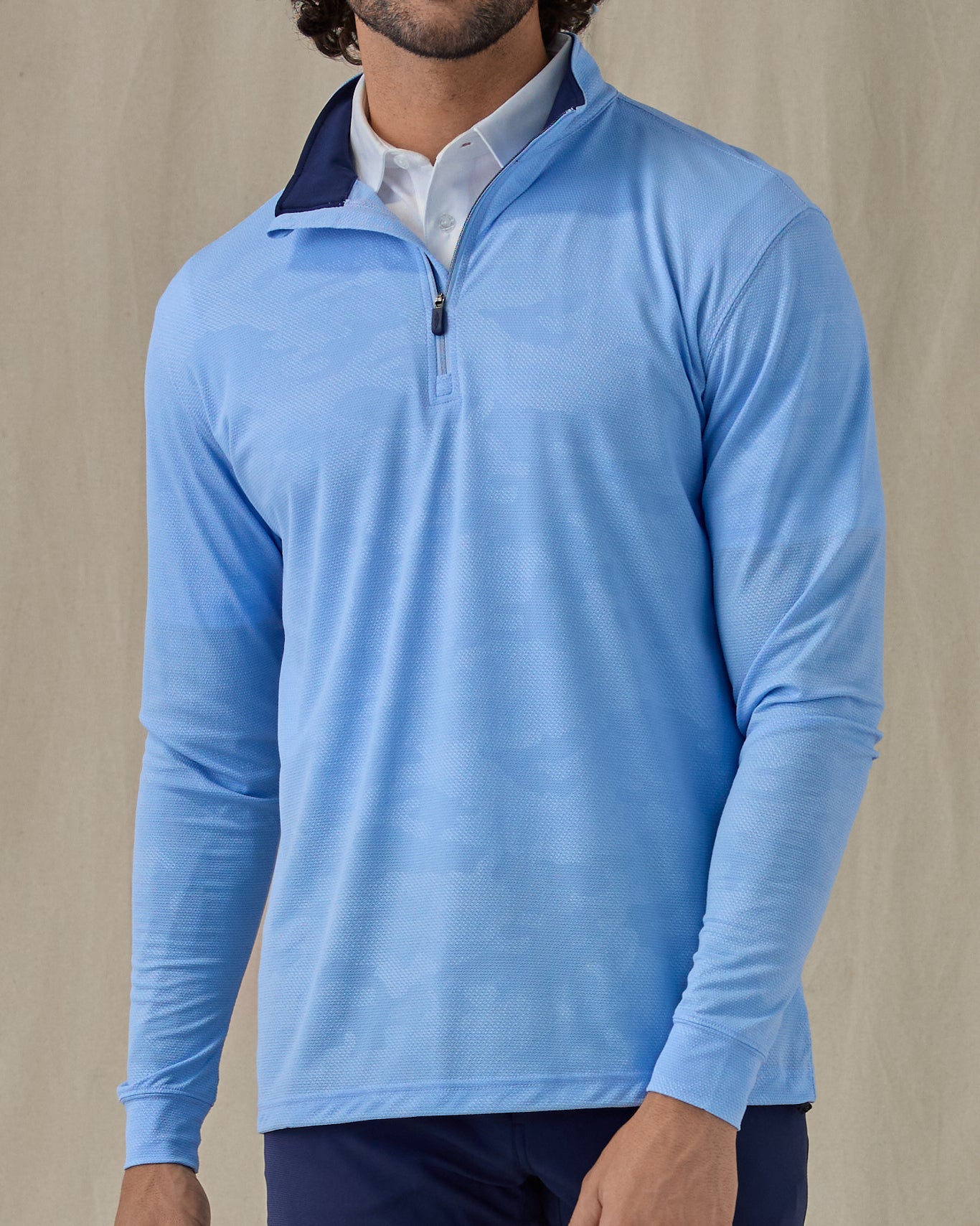 Sherman Quarter Zip - Carolina
