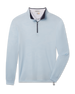 Sherman Quarter Zip in Nantucket light blue, front flat lay product view