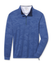Sherman Quarter Zip in moonlight blue, front flat lay product view