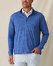 Sherman Quarter Zip in moonlight blue, front model view