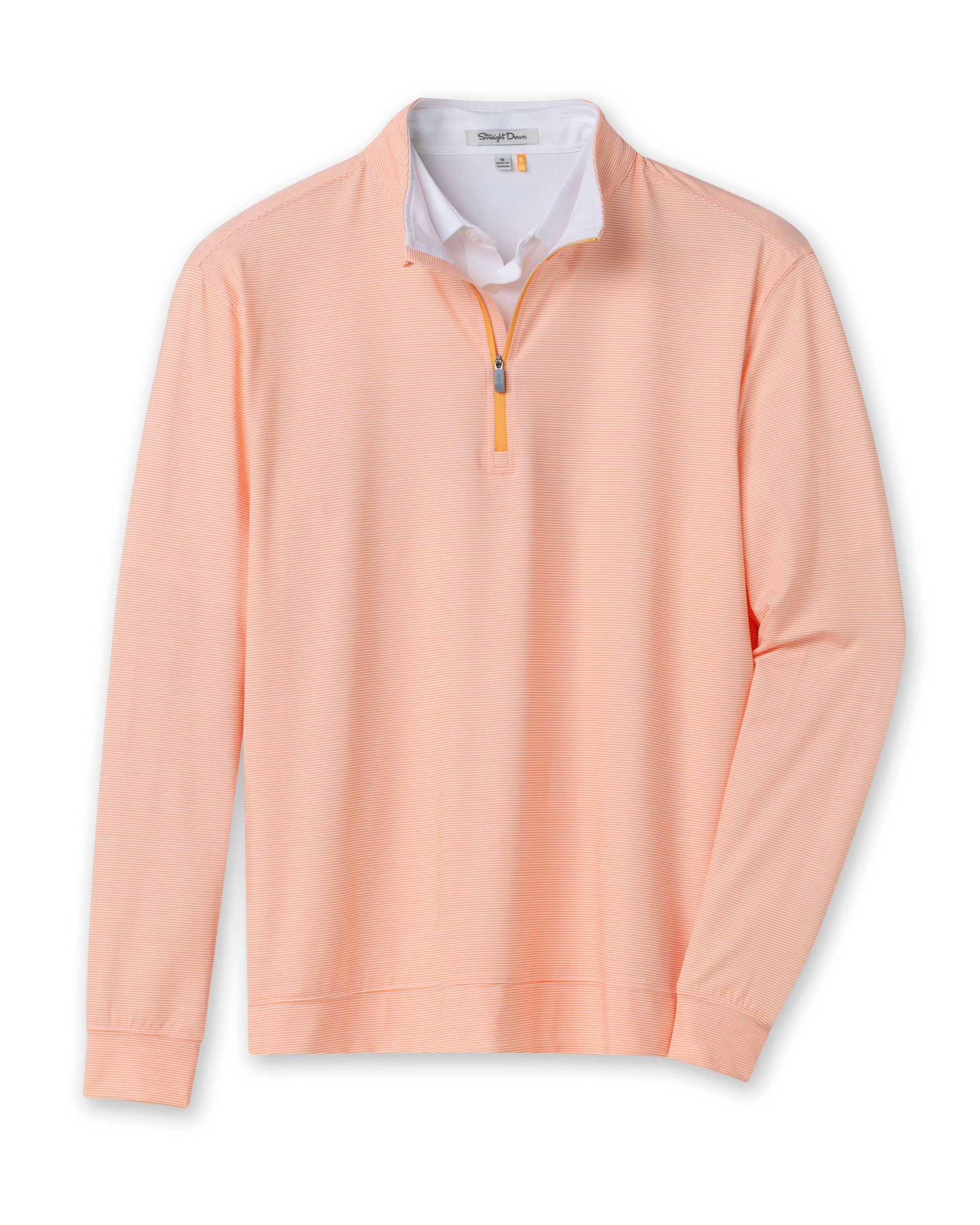 Clearwater Stripe Quarter Zip - Citrus
