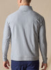 Oceanside 2.0 Quarter Zip in storm grey, back model view