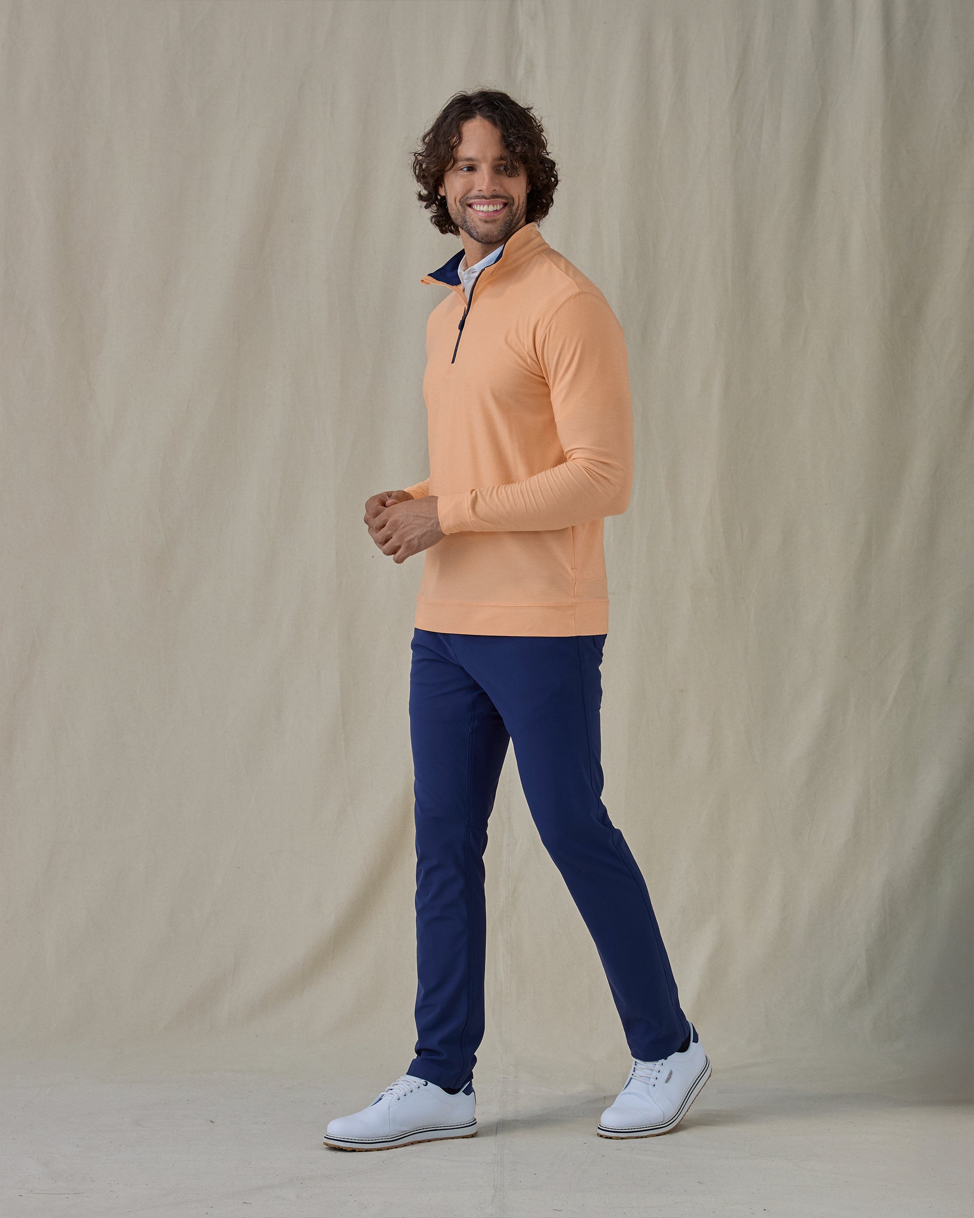 Oceanside 2.0 Quarter Zip - Citrus
