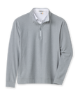 Oceanside 2.0 Quarter Zip in storm grey, front flat lay product view