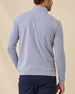 Back view of the Glendale Quarter Zip in Tidal Blue