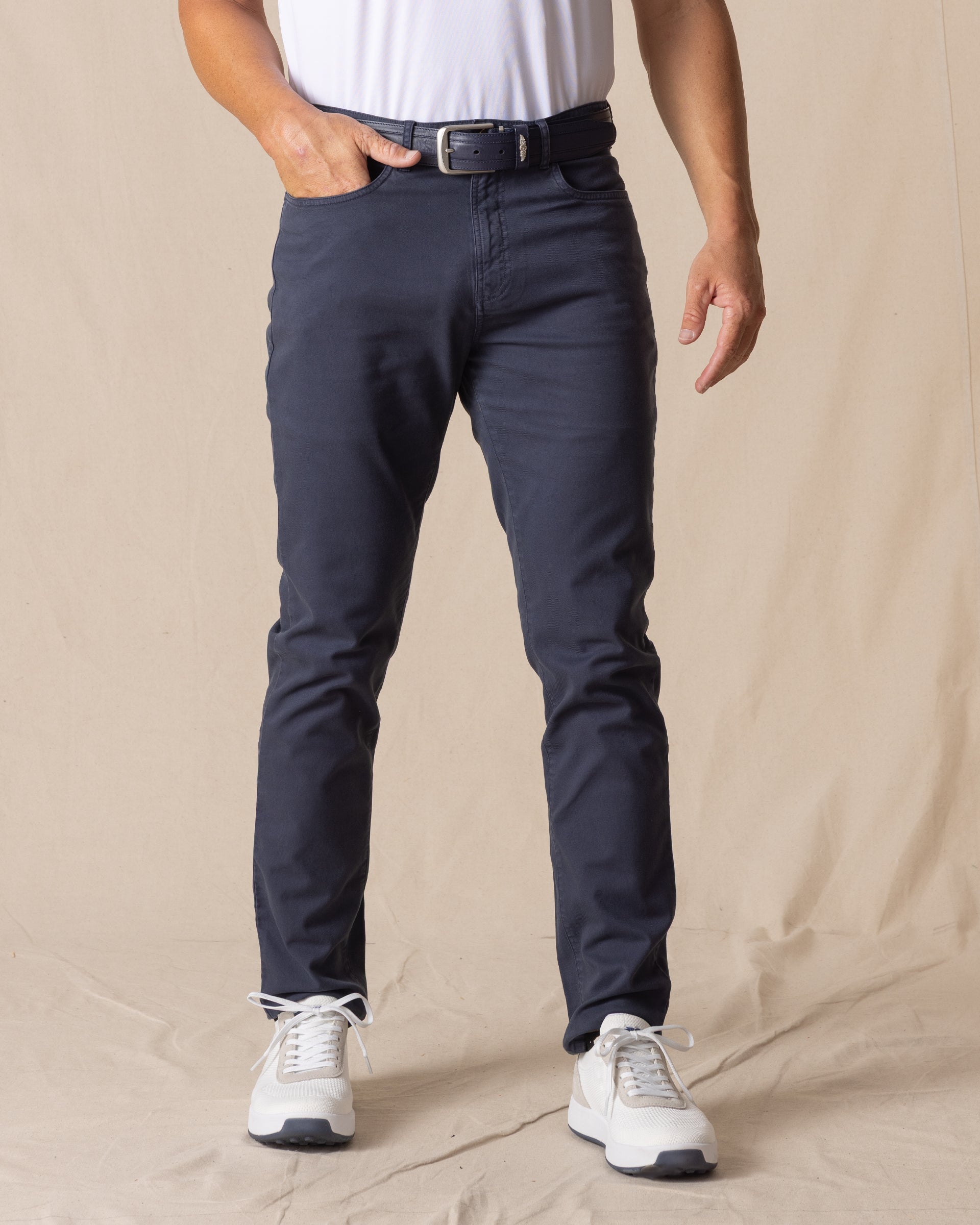 Claremont Five Pocket Twill Pant - Ink
