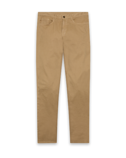 Claremont Five Pocket Twill Pant - British Khaki