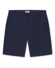Men’s Flex Short in Navy, flat front styling, and side pockets