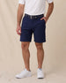 Flex Short in Navy, front model view with performance fit styling