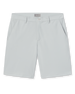 Men’s Flex Short in Silver, flat front styling, and side pockets