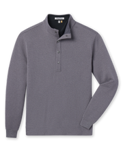 Hollister Snap Placket Pullover - Charcoal Heather